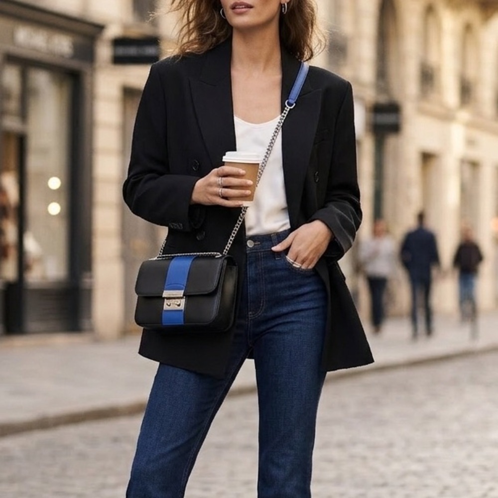 MICHAEL KORS Sloan Editor Medium Leather Shoulder Bag